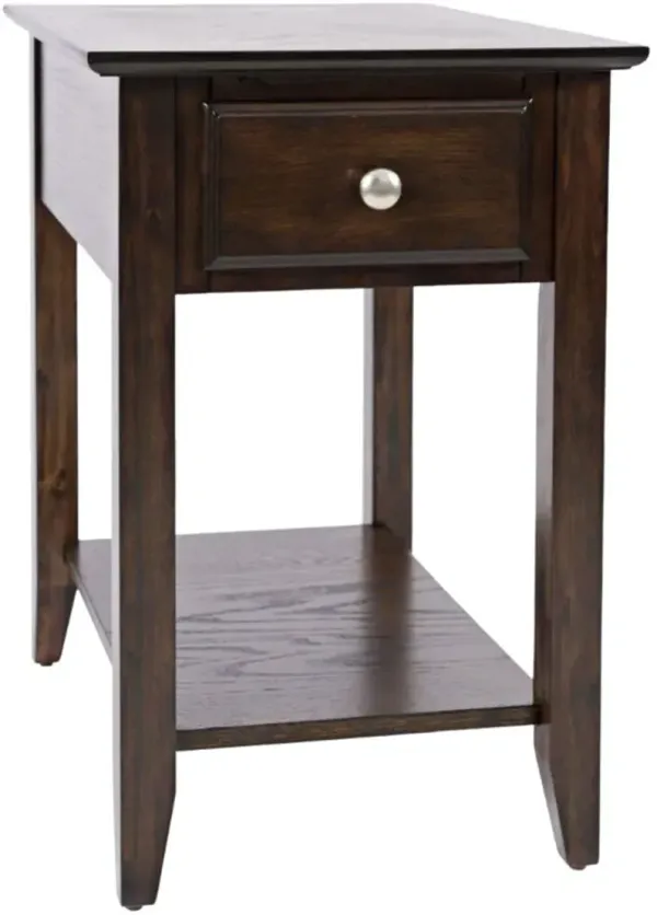 Jofran Inc. Classics Espresso Chairside Table