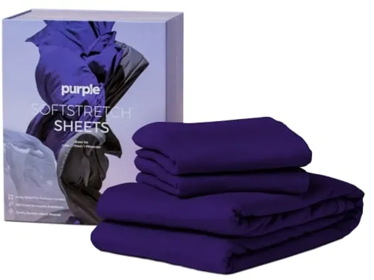 Purple® SoftStretch® Deep Purple Twin/Twin XL Sheet Set