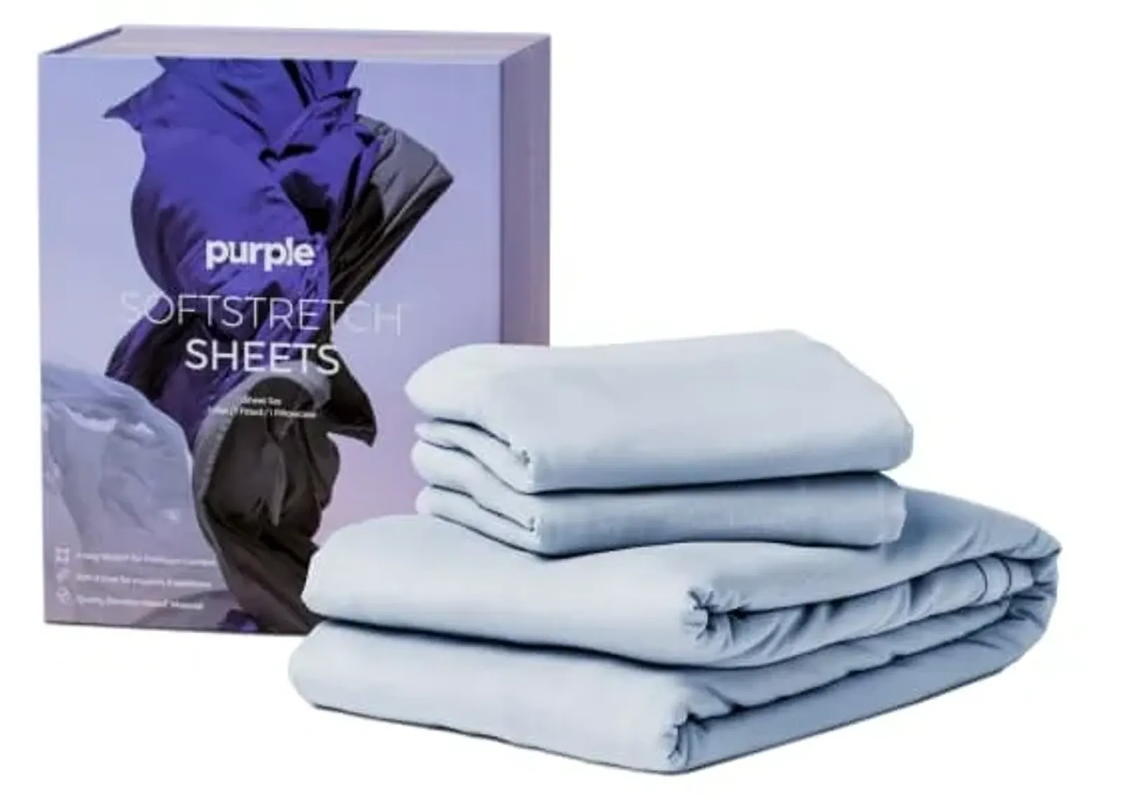 Purple® SoftStretch® Morning Mist Full Sheet Set