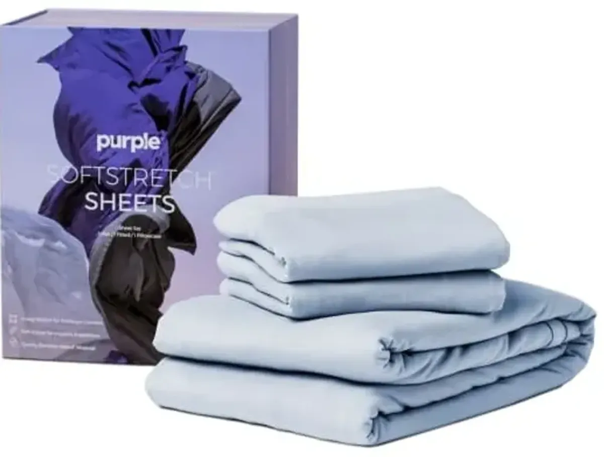 Purple® SoftStretch® Morning Mist Queen Sheet Set