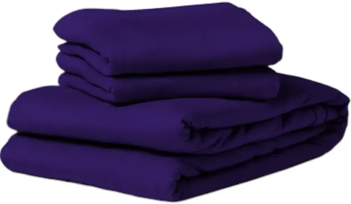 Purple® SoftStretch® 5-Piece Deep Purple Rayon Split King Deep Pocket Sheet Set