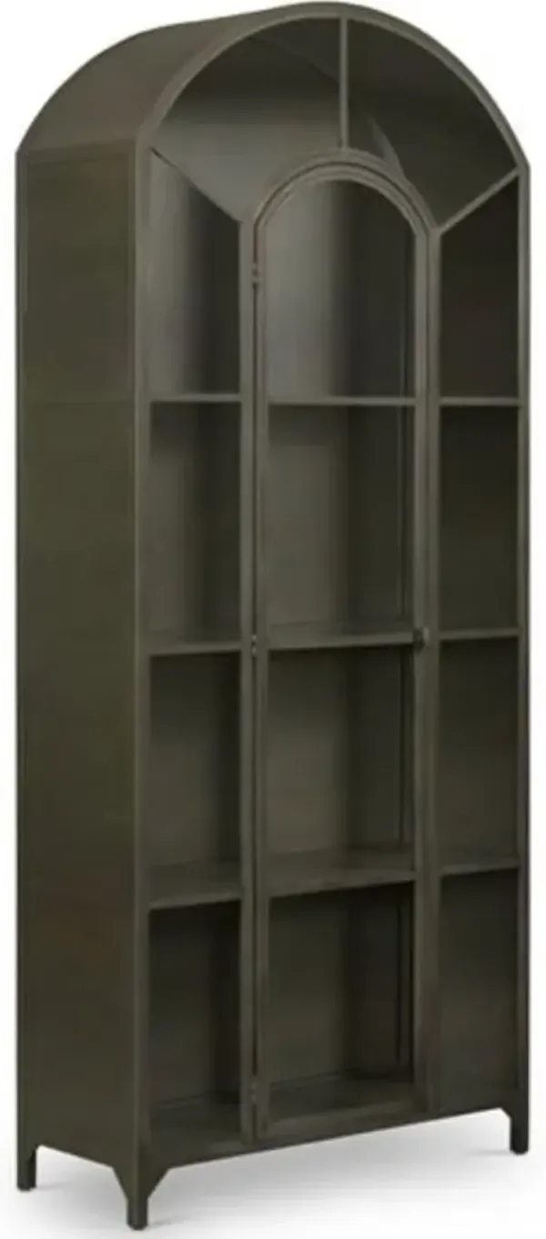 Four Hands Belmont Gunmetal Cabinet