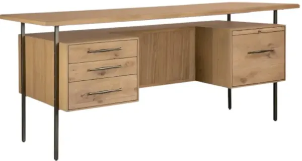 Four Hands Lauren Natural Resawn Desk