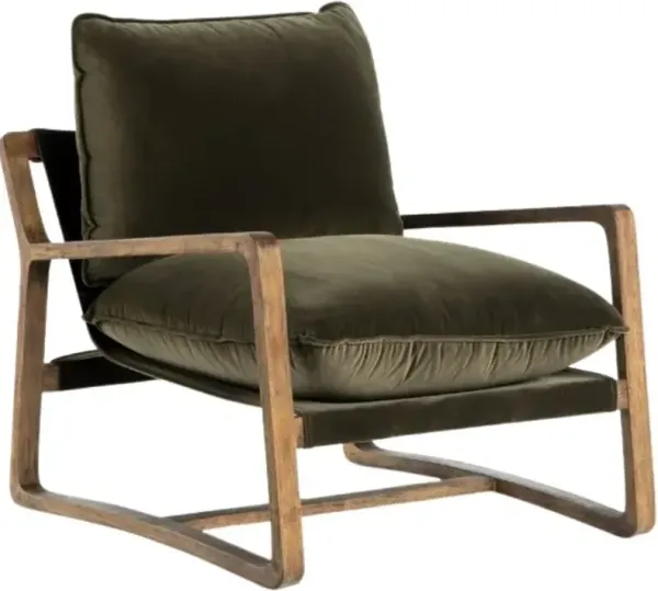 Four Hands Ace Surrey Olive/Toasted Umber Chair