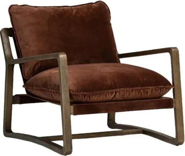 Four Hands Ace Surrey Auburn/Toasted Umber Chair