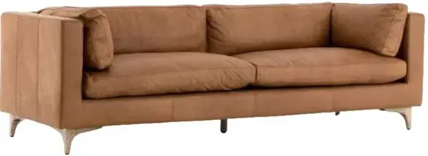 Four Hands Beckwith Natural Washed Camel Sofa