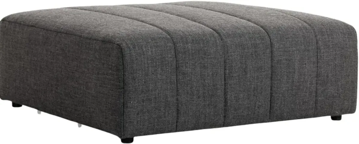 Four Hands Langham Saxon Charcoal Ottoman
