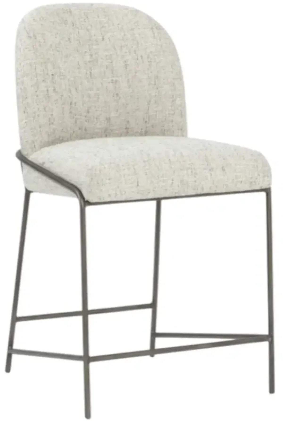Four Hands Astrud Lyon Pewter Bar Stool