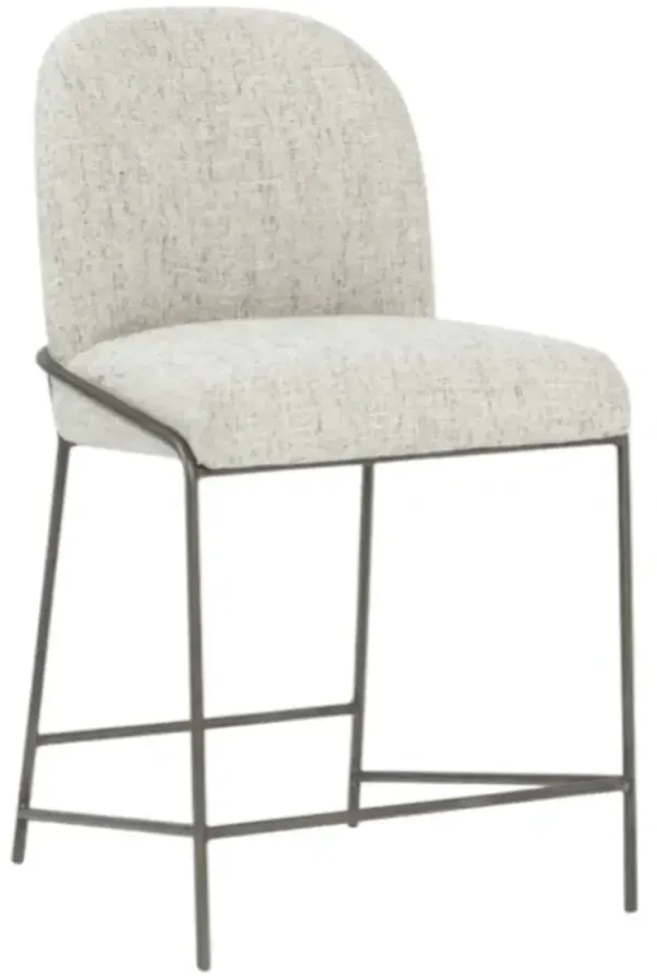 Four Hands Astrud Lyon Pewter Bar Stool