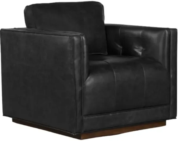 Four Hands Kiera Sonoma Black Swivel Chair
