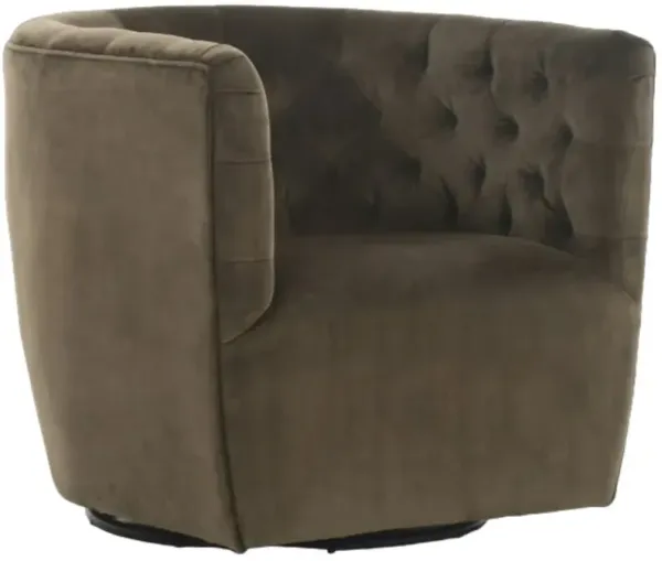 Four Hands Hanover Surrey Olive Swivel Chair