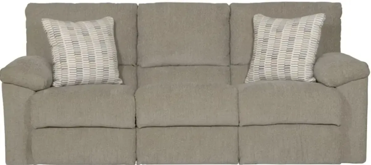 iAmerica Childers Pewter Manual Reclining Sofa