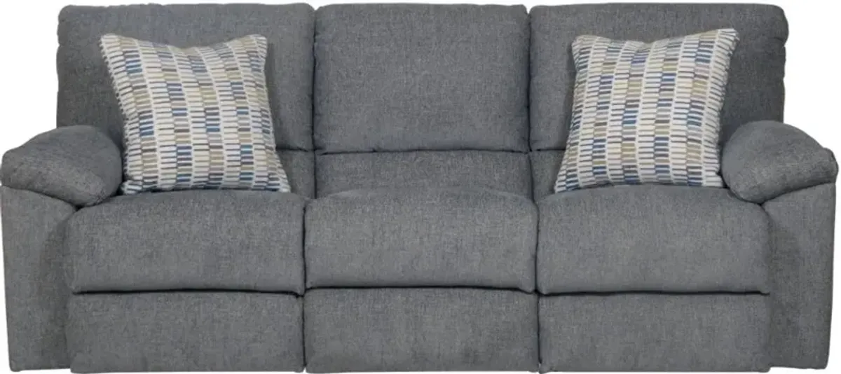 iAmerica Childers Stonewash Manual Reclining Sofa