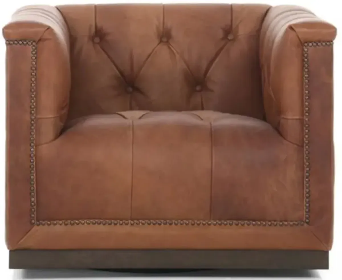 Four Hands Maxx Heirloom Sienna Swivel Chair