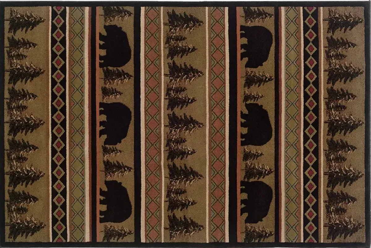 Oriental Weavers Hudson Brown 2'x8' Rug