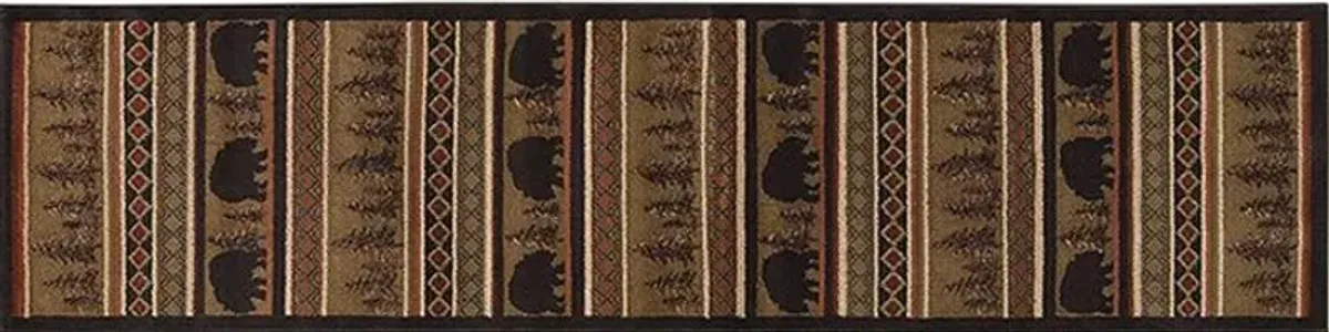 Oriental Weavers Hudson Brown 2'x8' Rug