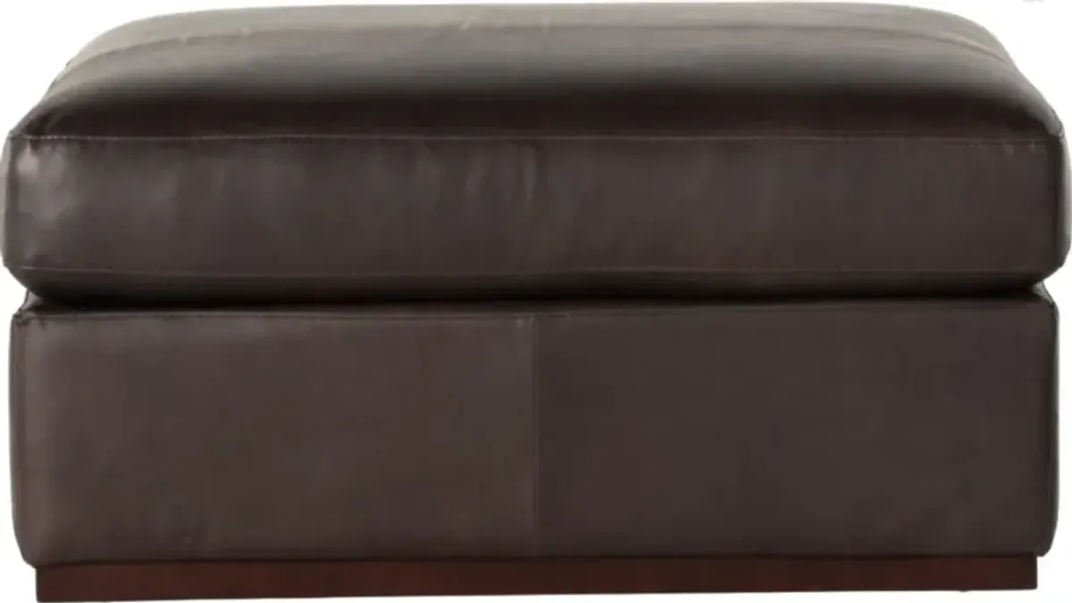 Four Hands Colt Aged Sienna/Heirloom Cigar Ottoman