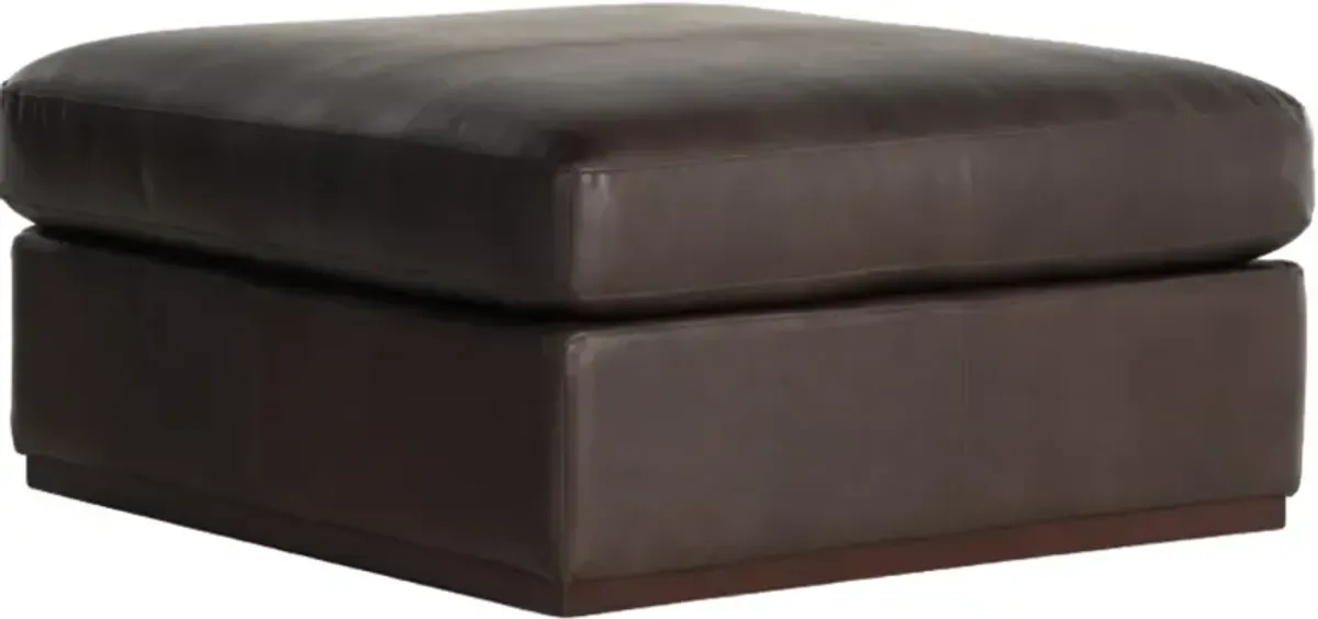 Four Hands Colt Aged Sienna/Heirloom Cigar Ottoman