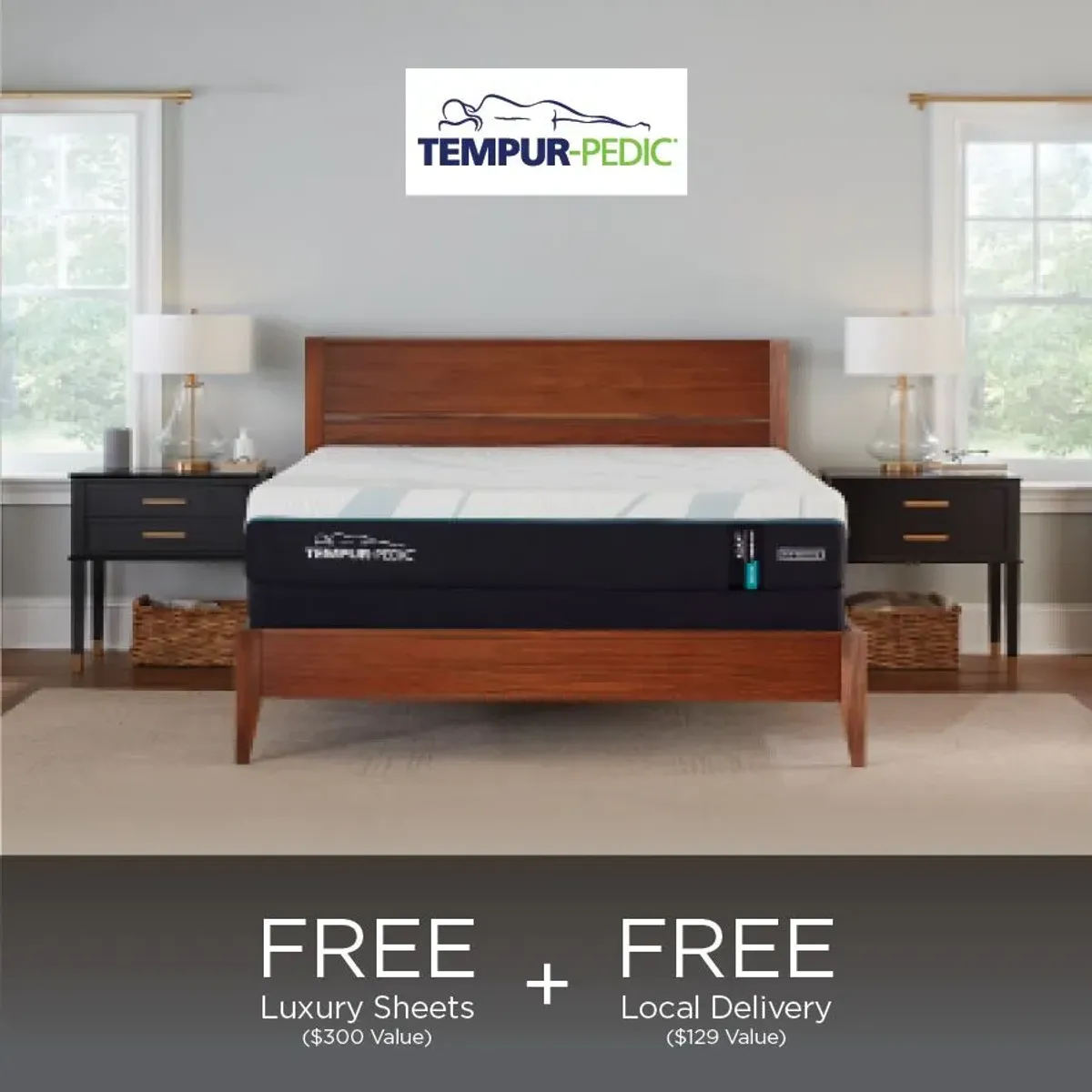 Tempur-Pedic® TEMPUR-Adapt® 11" TEMPUR-Material Medium Tight Top King Mattress