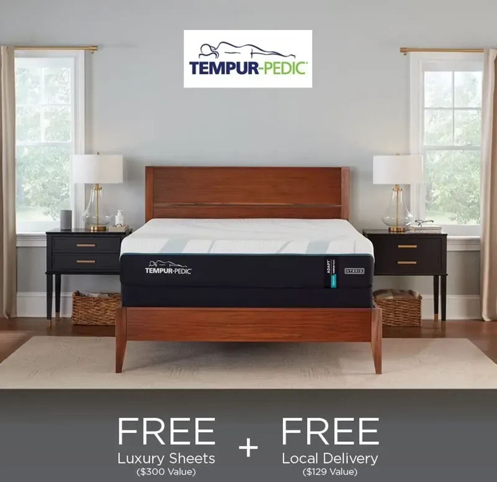 Tempur-Pedic® TEMPUR-ProAdapt® 12" Hybrid Medium Tight Top Queen Mattress