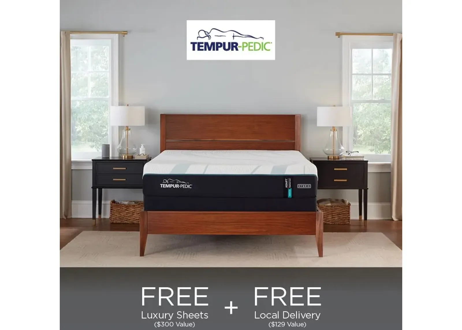 Tempur-Pedic® TEMPUR-ProAdapt® 12" Hybrid Medium Tight Top King Mattress