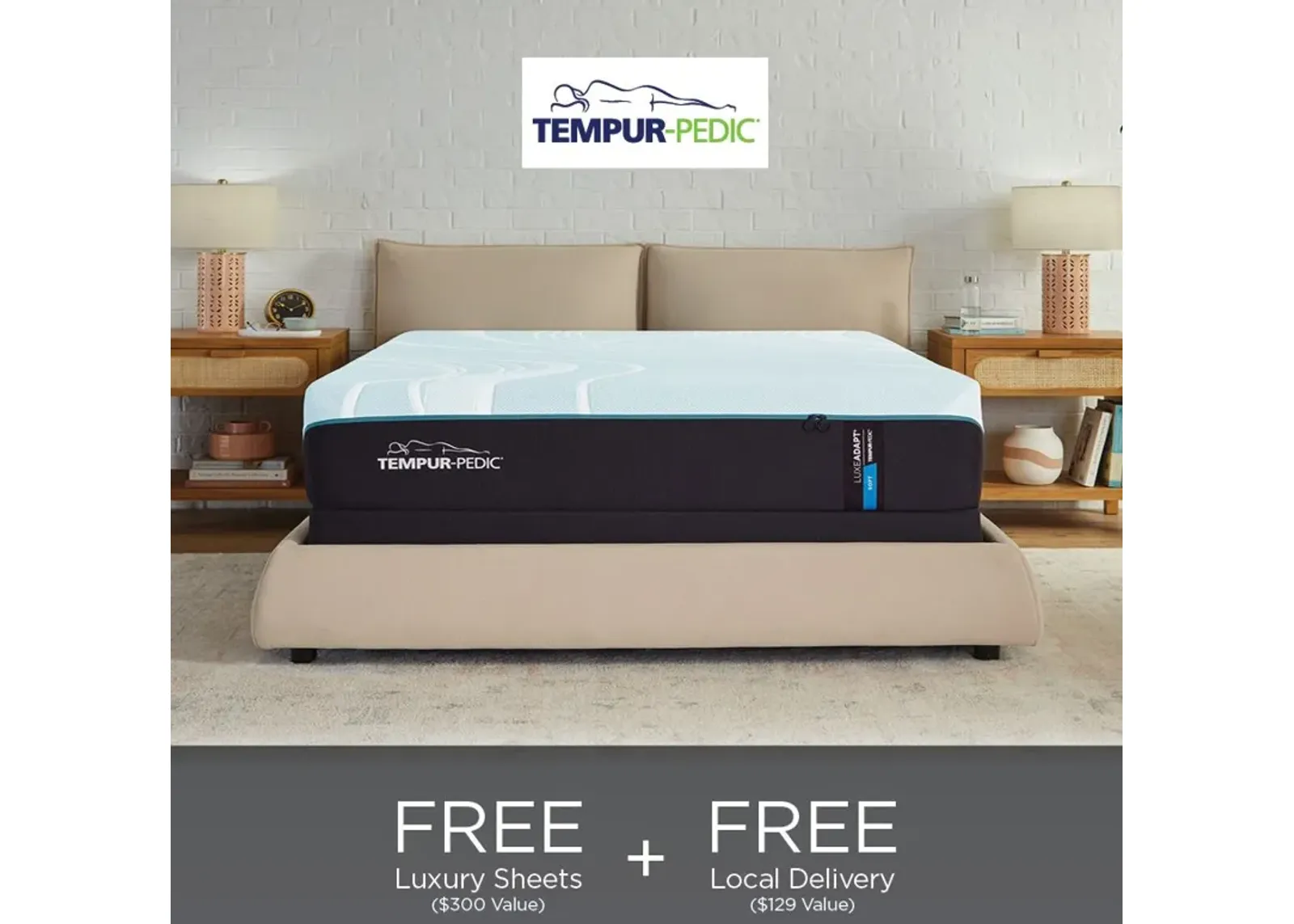 Tempur-Pedic® TEMPUR-LuxeAdapt® 13" TEMPUR-Material Soft Tight Top King Mattress