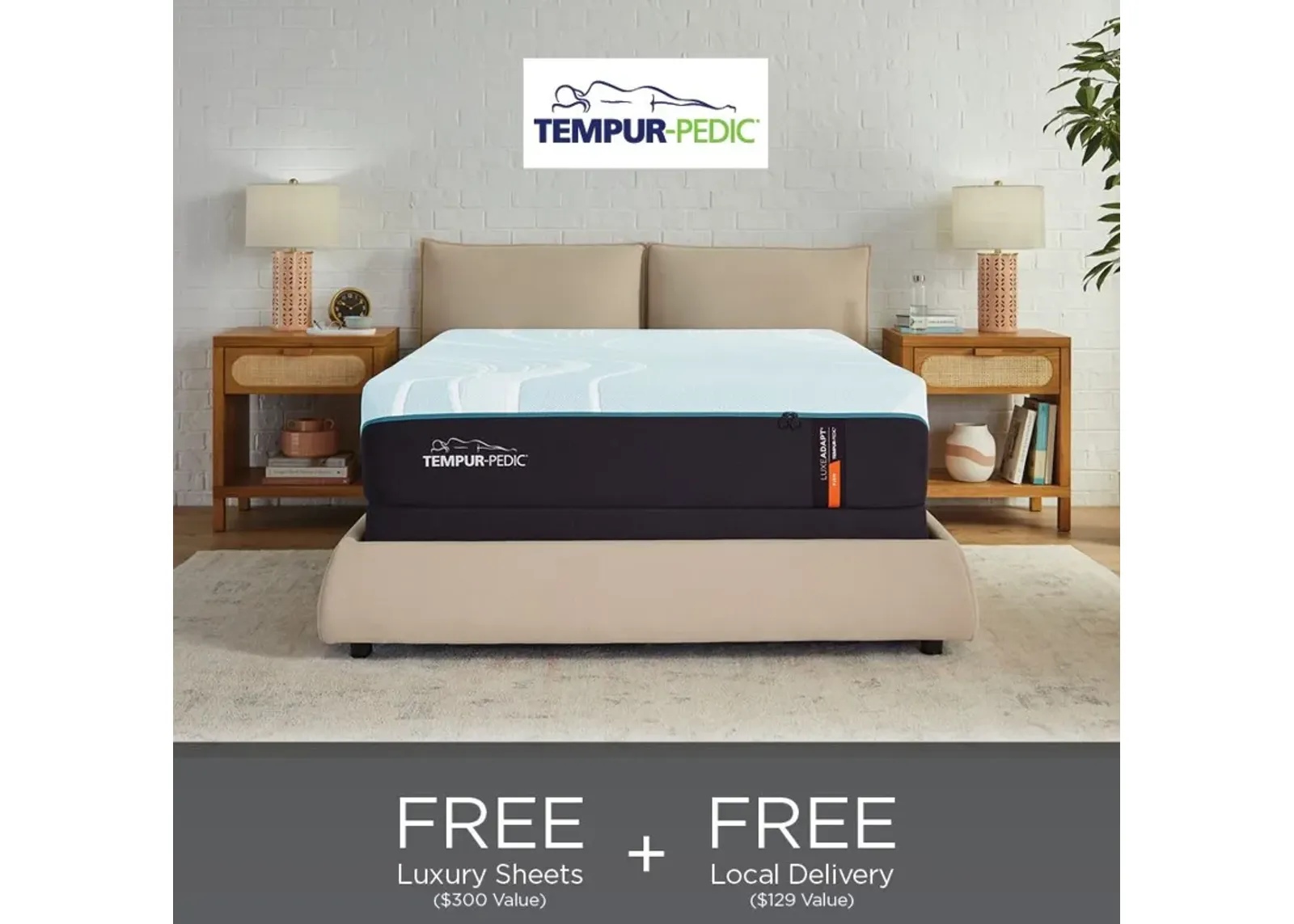 Tempur-Pedic® TEMPUR-LuxeAdapt® 13" TEMPUR-Material Firm Tight Top Queen Mattress