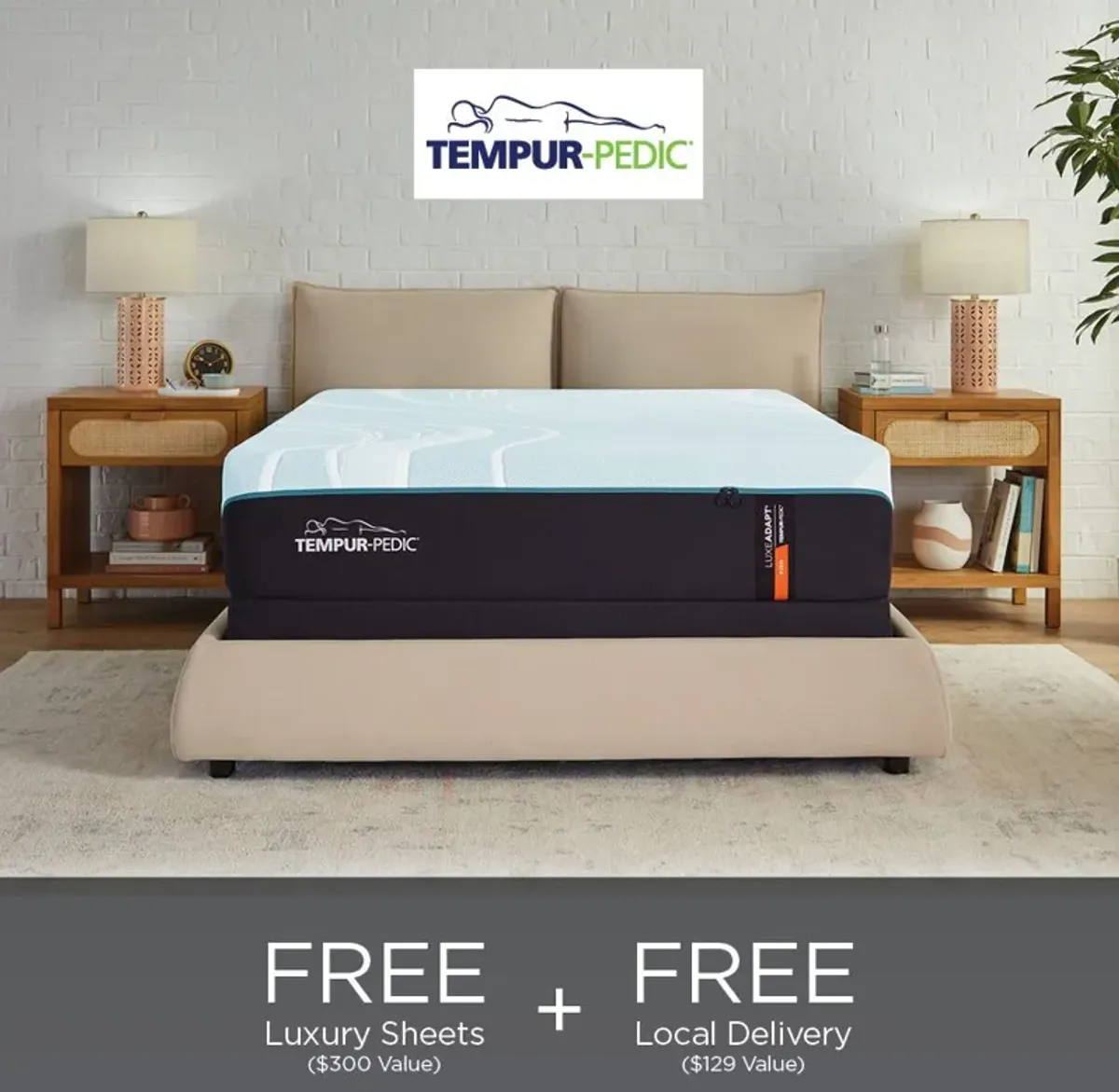 Tempur-Pedic® TEMPUR-LuxeAdapt® 13" TEMPUR-Material Firm Tight Top Queen Mattress