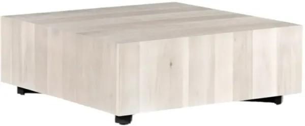 Four Hands Hudson Ashen Walnut Square Coffee Table