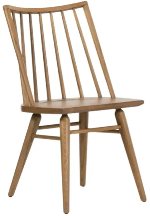 Four Hands Lewis Sandy Oak Windsor Dining Side Chair