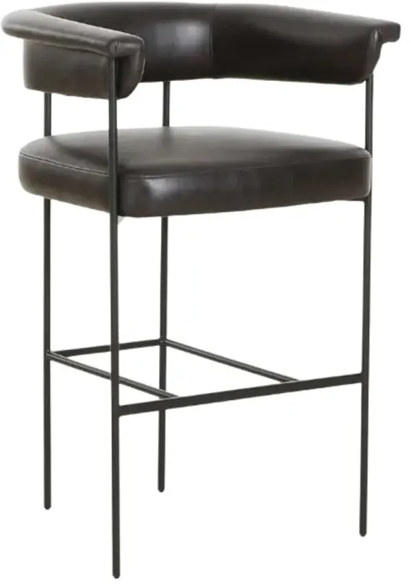 Four Hands Carrie Sonoma Black Counter Stool