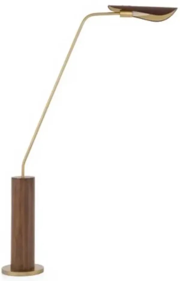 Four Hands Stockton Astrid Dark Walnut Floor Lamp