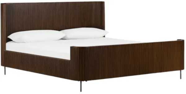 Four Hands Fletcher Terra Brown King Panel Bed