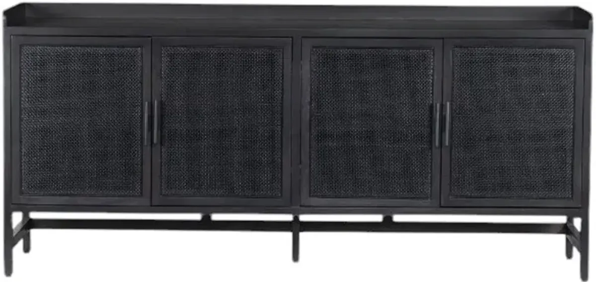 Four Hands Caprice 72'' Black Wash Sideboard