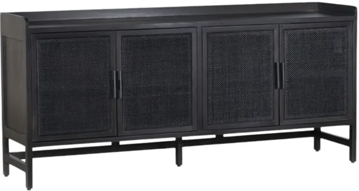 Four Hands Caprice 72'' Black Wash Sideboard