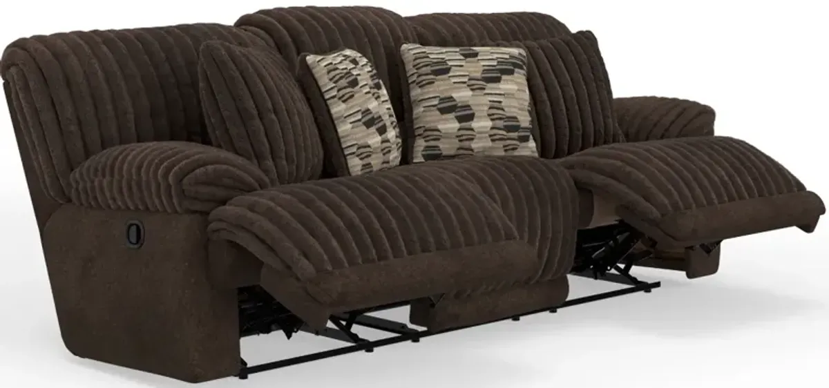 iAmerica Tyson Chocolate Reclining Sofa