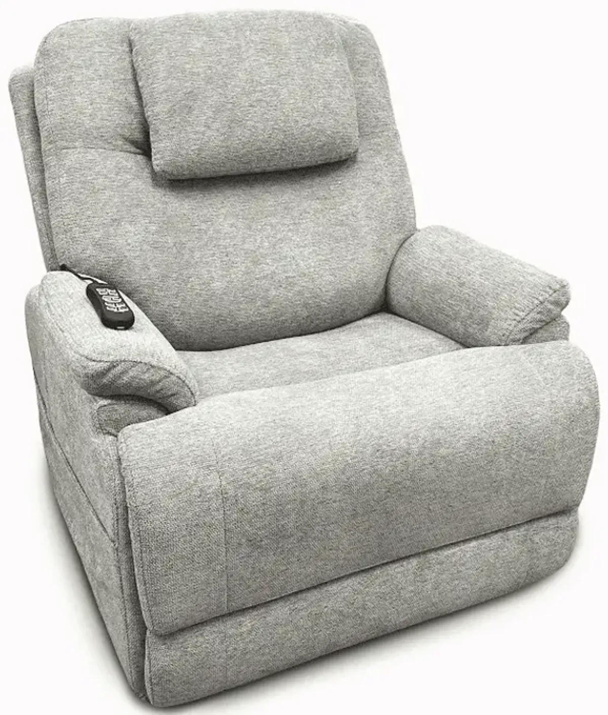 Flexsteel® Zecliner Petite Light Grey Power Lift and Sleep Recliner with Power Headrest and Lumbar