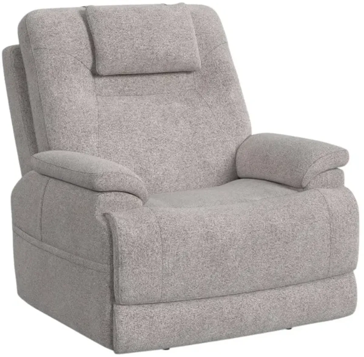 Flexsteel® Zecliner M2 Dove Power Sleep Recliner with Power Headrest and Lumbar