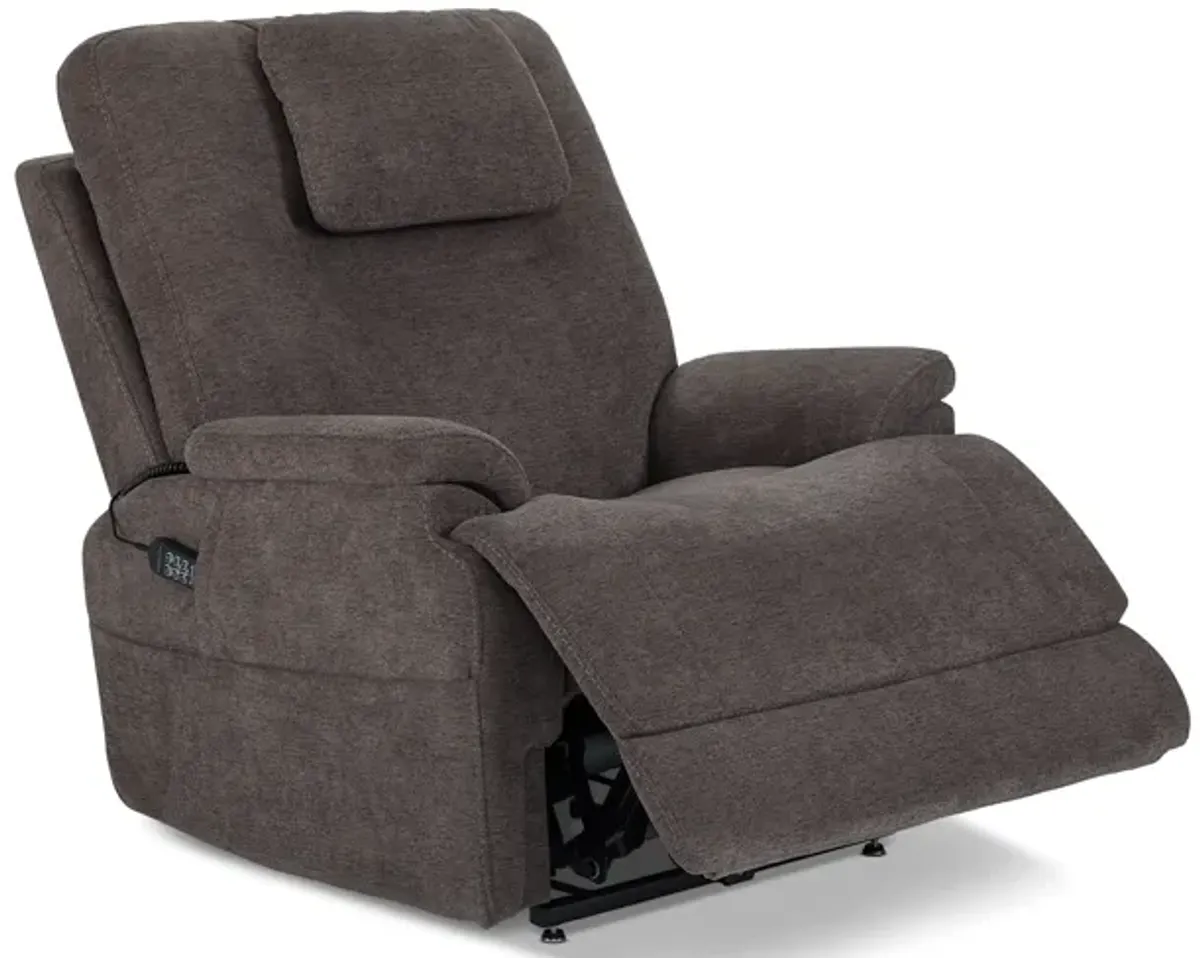Flexsteel® Zecliner M2 Umber Power Sleep Recliner with Power Headrest and Lumbar