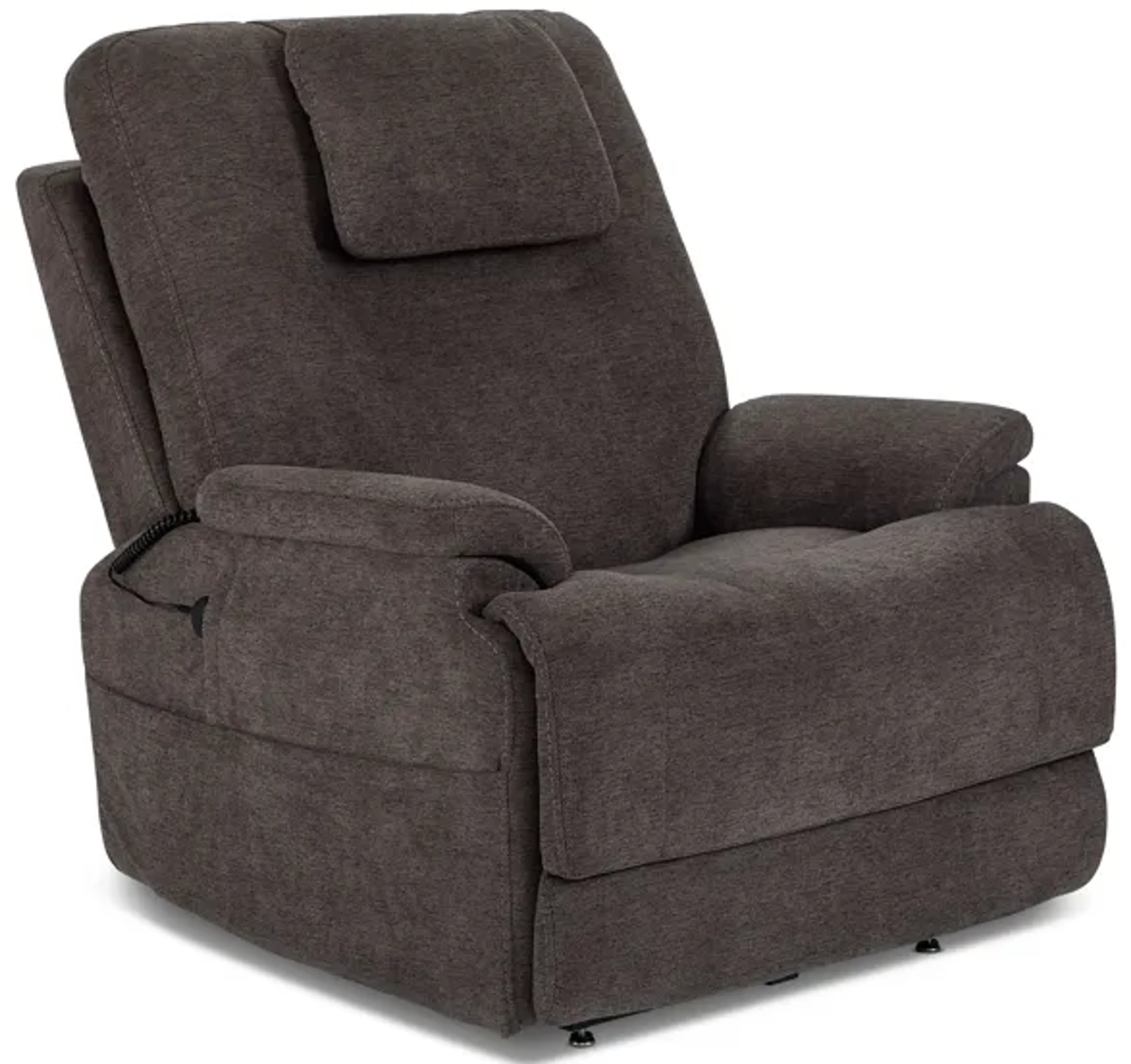 Flexsteel® Zecliner M2 Umber Power Lift and Sleep Recliner with