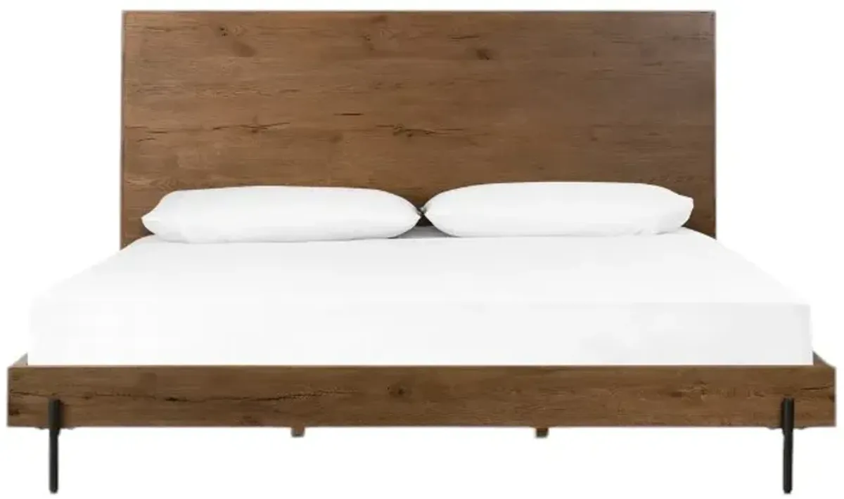 Four Hands Eaton Amber King Panel Bed