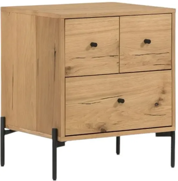 Four Hands Eaton Light Oak Nightstand