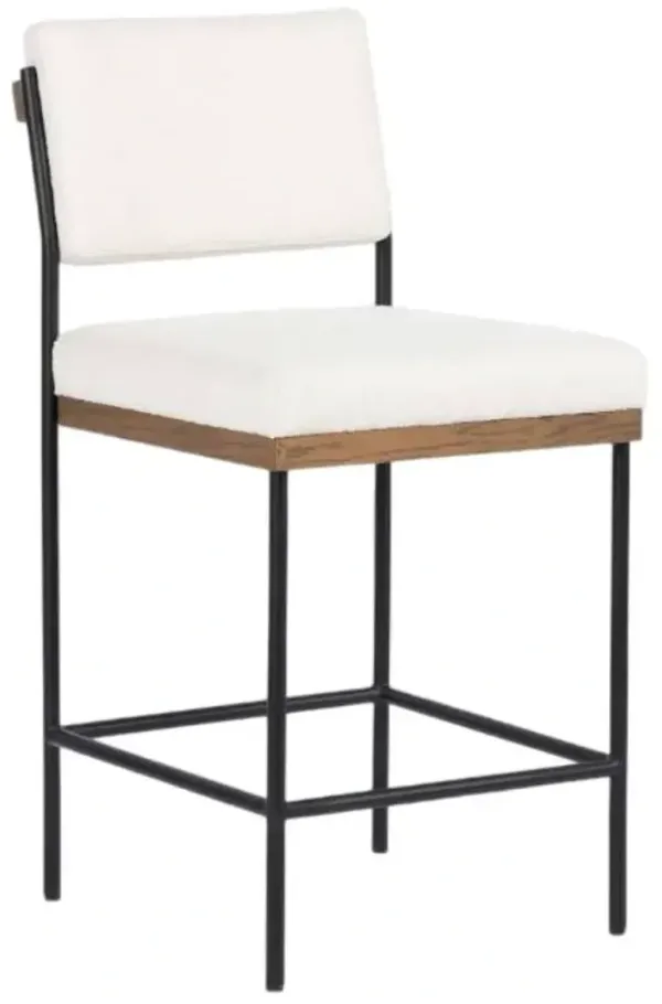 Four Hands Benton Black/Fayette Cloud Counter Stool