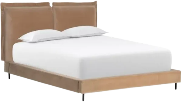 Four Hands Inwood Surrey Taupe King Panel Bed