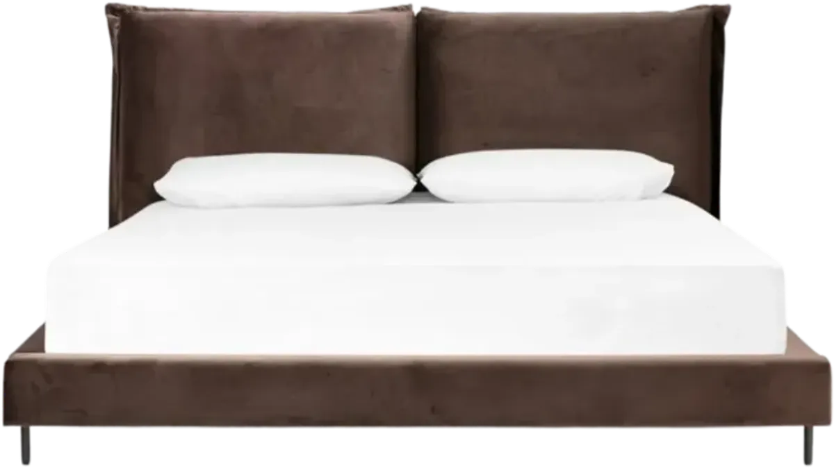 Four Hands Inwood Surrey Cocoa Queen Panel Bed