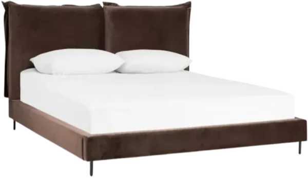 Four Hands Inwood Surrey Cocoa King Panel Bed