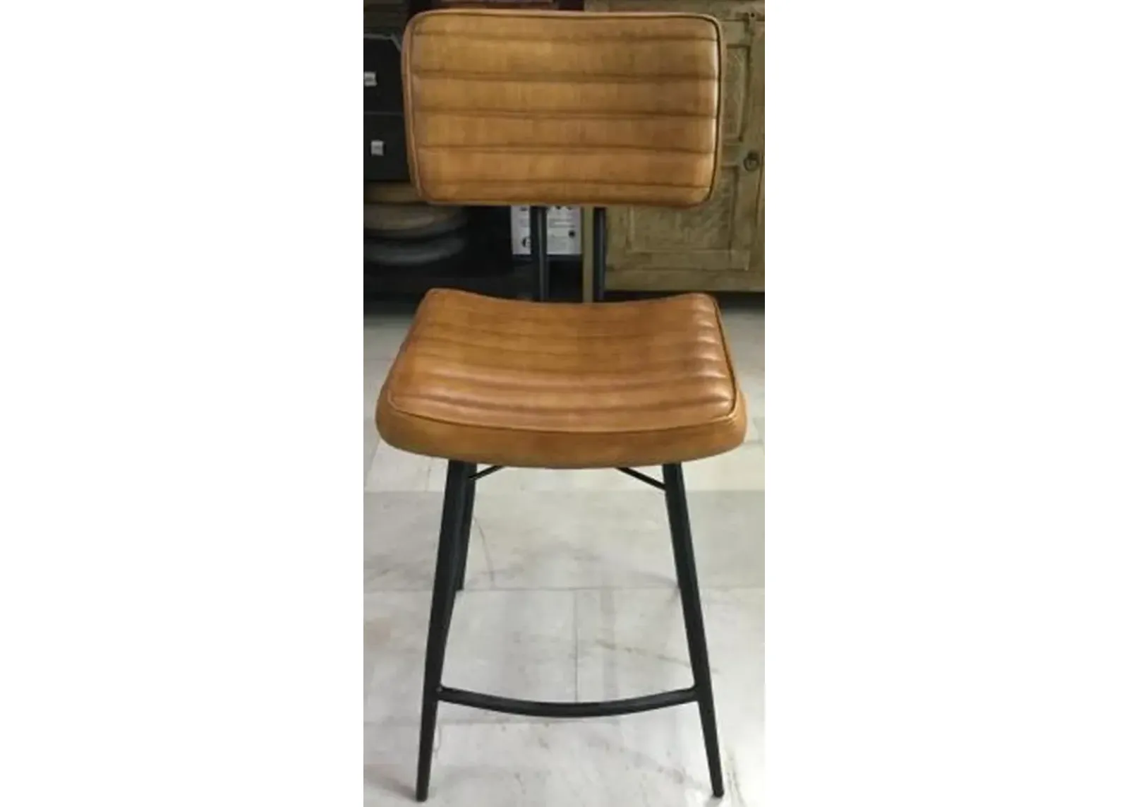 Coaster® Partridge 2-Piece Camel Upholstered Counter Stools with Footrest