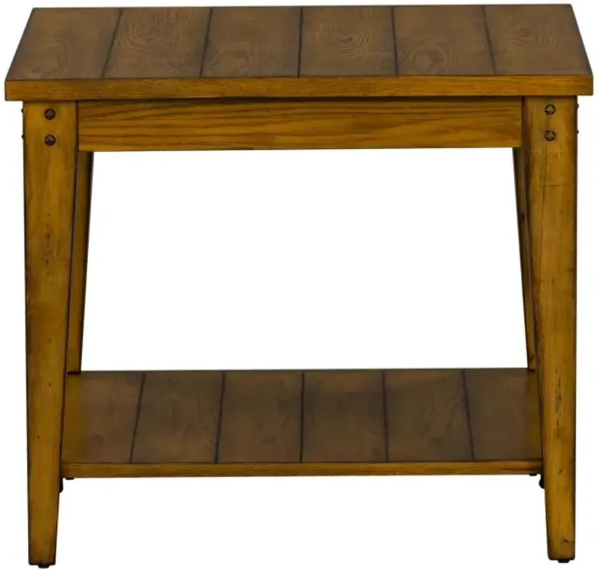 Liberty Furniture Lake House Oak Square Lamp Table