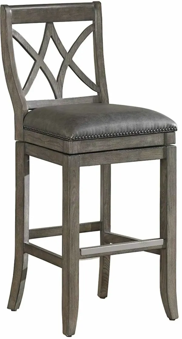 American Heritage Billiards Hadley Glacier Bar Stool