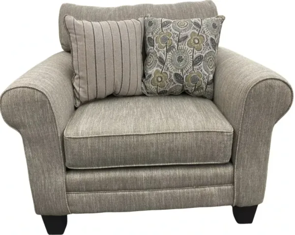 Fusion Furniture Vandy Heather Gray Accent Chair